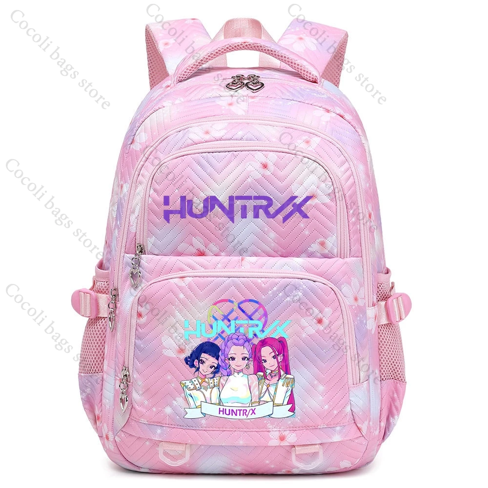 حقيبة ظهر مطبوعة من KPop Demon Hunters للأطفال ذات سعة كبيرة حقيبة ظهر مدرسية للأطفال حقيبة ظهر مدرسية للبنات