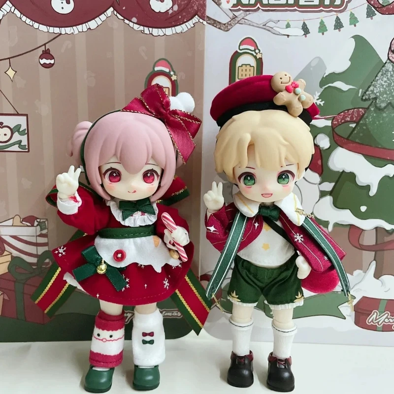 

New Nagi Christmas Kindergarten Dream Party Series Bjd Ball Jointed Poseable Doll Collectible Figurine Cute Unisex Toy Gifts