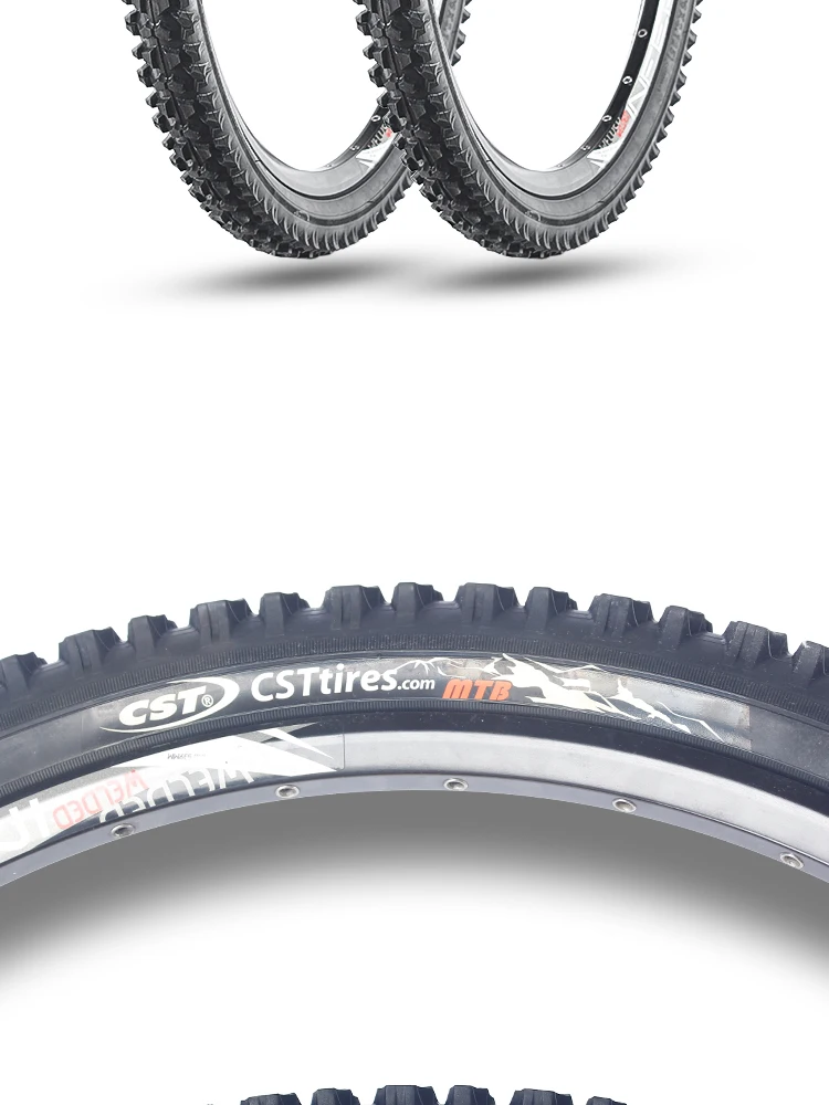 CST Mountainbike-Reifen C1020 Offroad 26 Zoll 26*2,125 Fahrradteile Stahldraht-Reifen Rutschfest und Verschleißbeständig Fahrradreifen – Detail 2