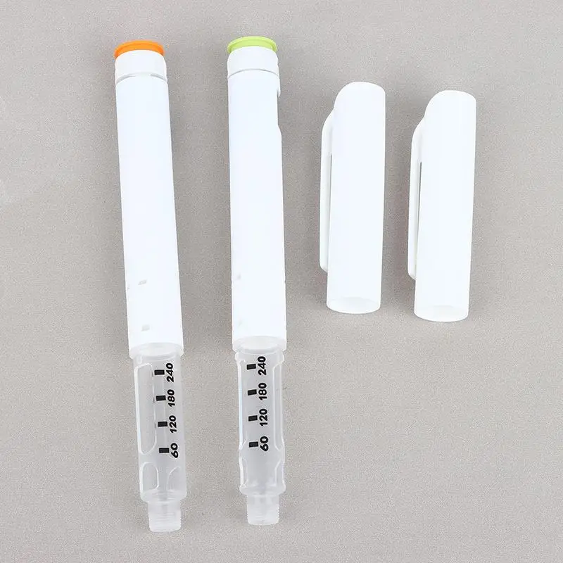1Pcs Plastic 5mg 10mg Injection Disposable Injection Pen 60U Dose-adjustable For Safe Body Care