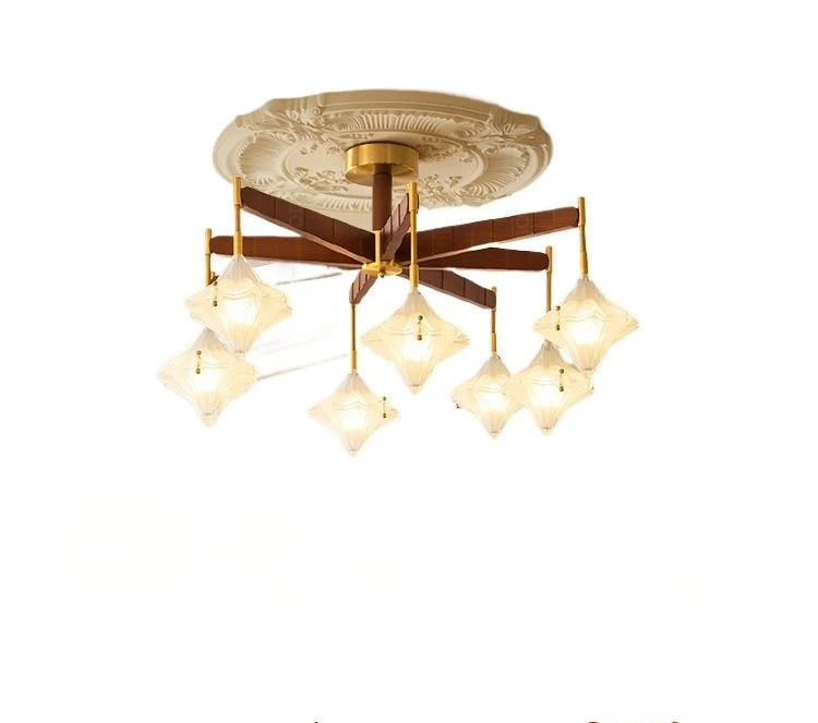 

Medieval style main light retro bedroom dining room light designer high-end light luxury star lamps