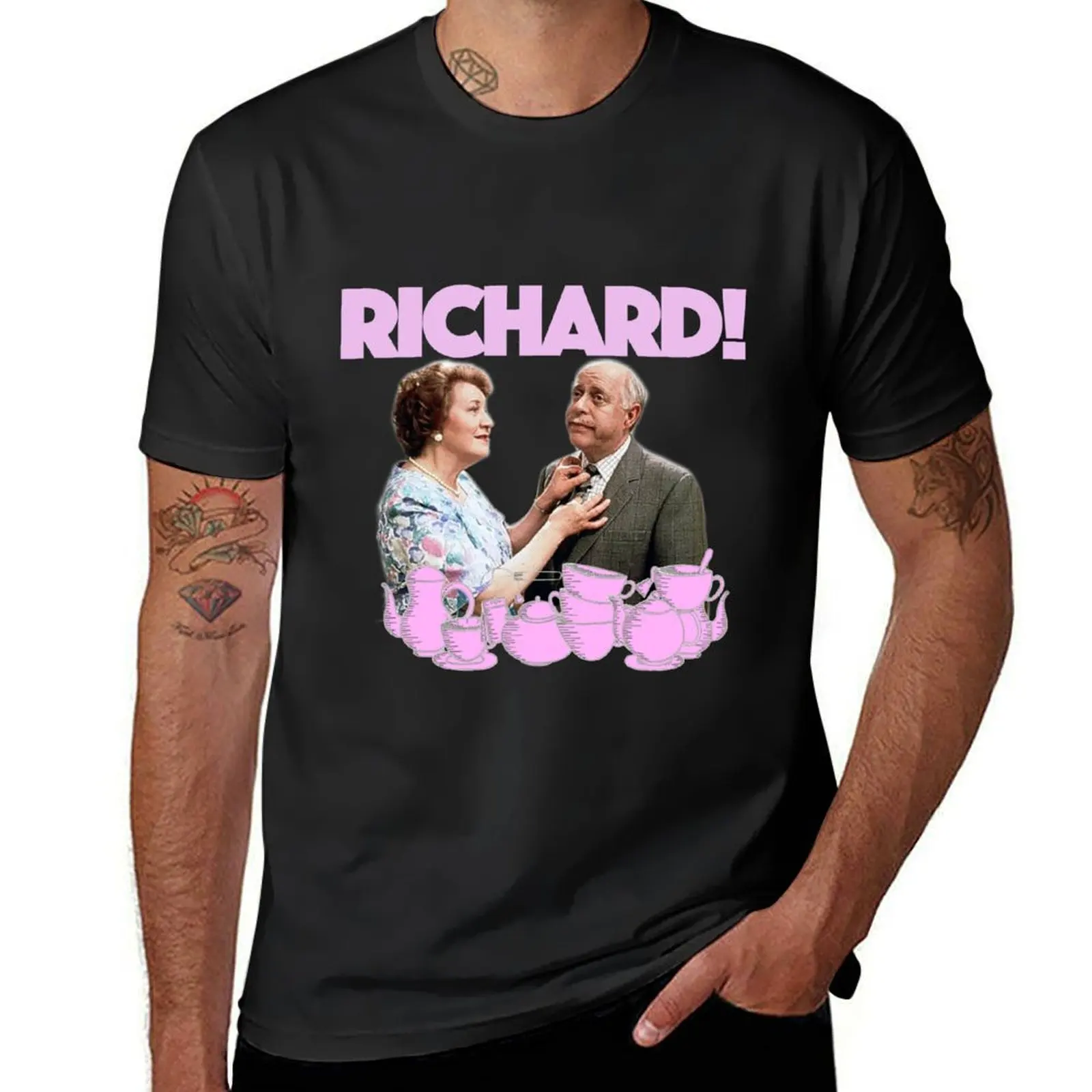 Richard Bucket! T-Shirt new edition customs mens cotton t shirts