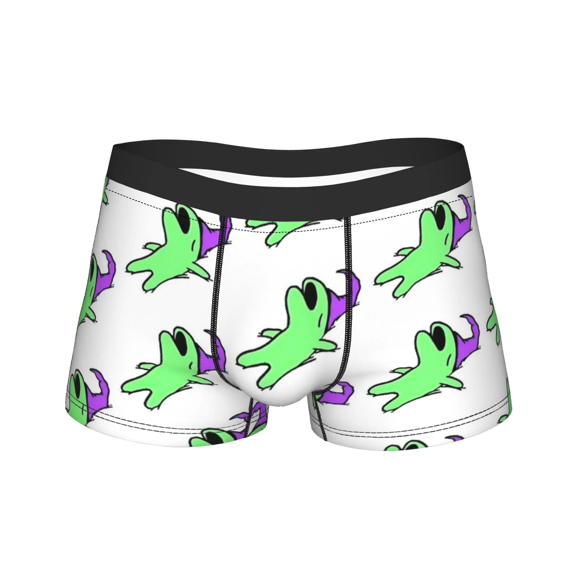 

Smiling Friends Sleeping Glep Underwear Men Panties Custom DIY Breathable Boxer Shorts Trenky Boxer Brief Plus Size