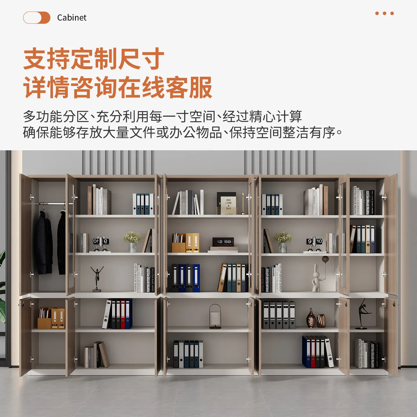 Document cabinets, filing cabinets, financial storage , archive , wooden wooden lockable handleless bookcases,
