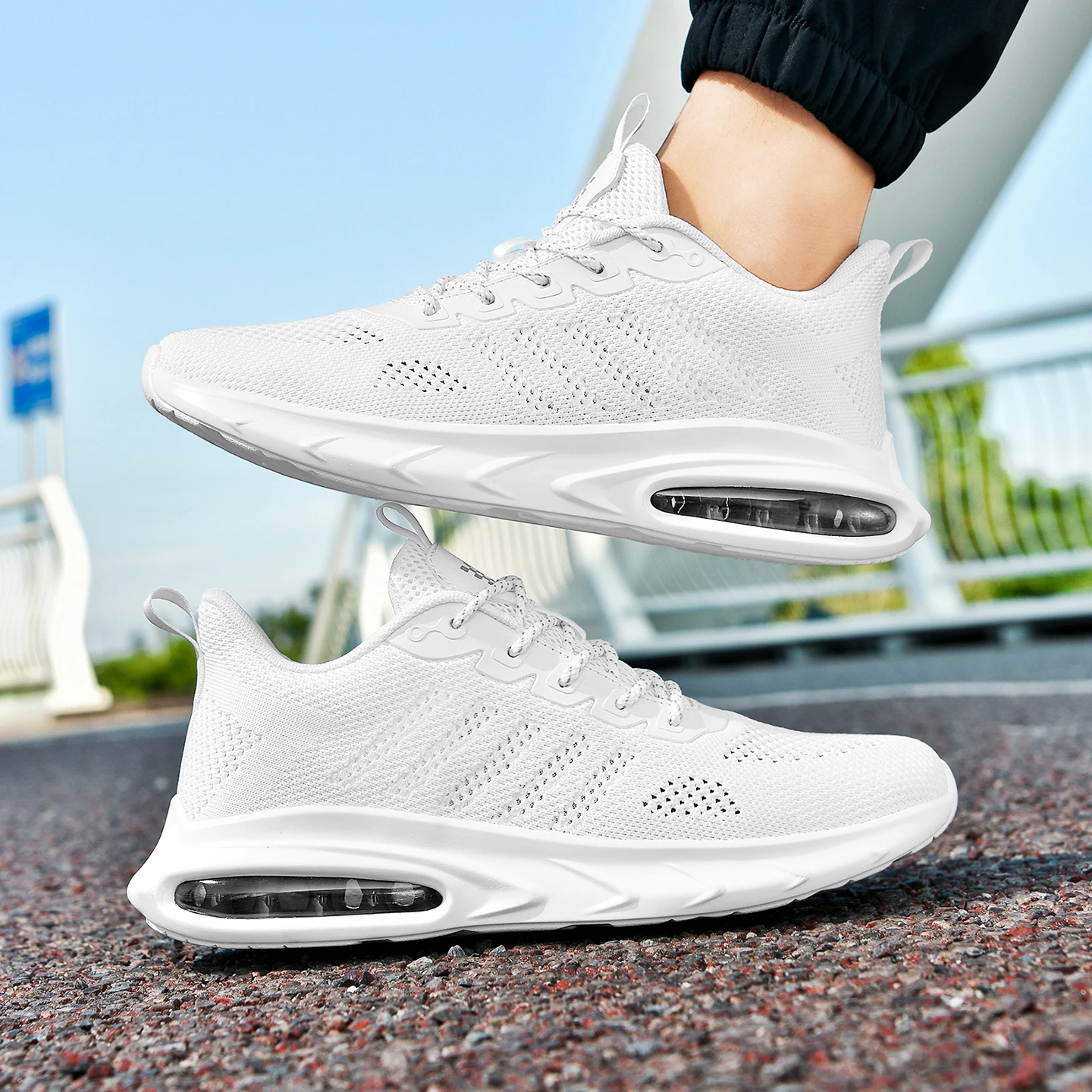 

Running Shoes Breathable Outdoor Sneakers Fashion Air Cushion Sports Footwear Brand Trainer Professional Race Walking Shoes