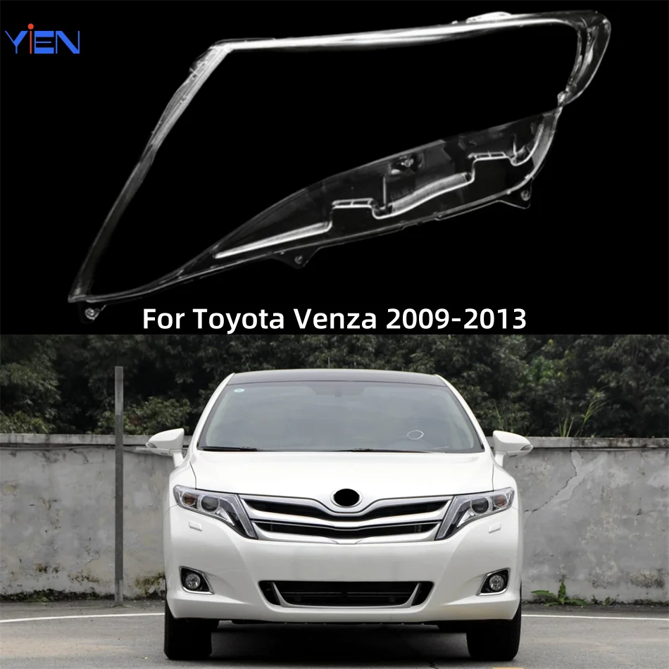 

For Toyota Venza 2009 2010 2011 2012 2013 Car Accsesories Lampcover Caps Headlamp Car Front Headlight Lens Cover Lights Shell