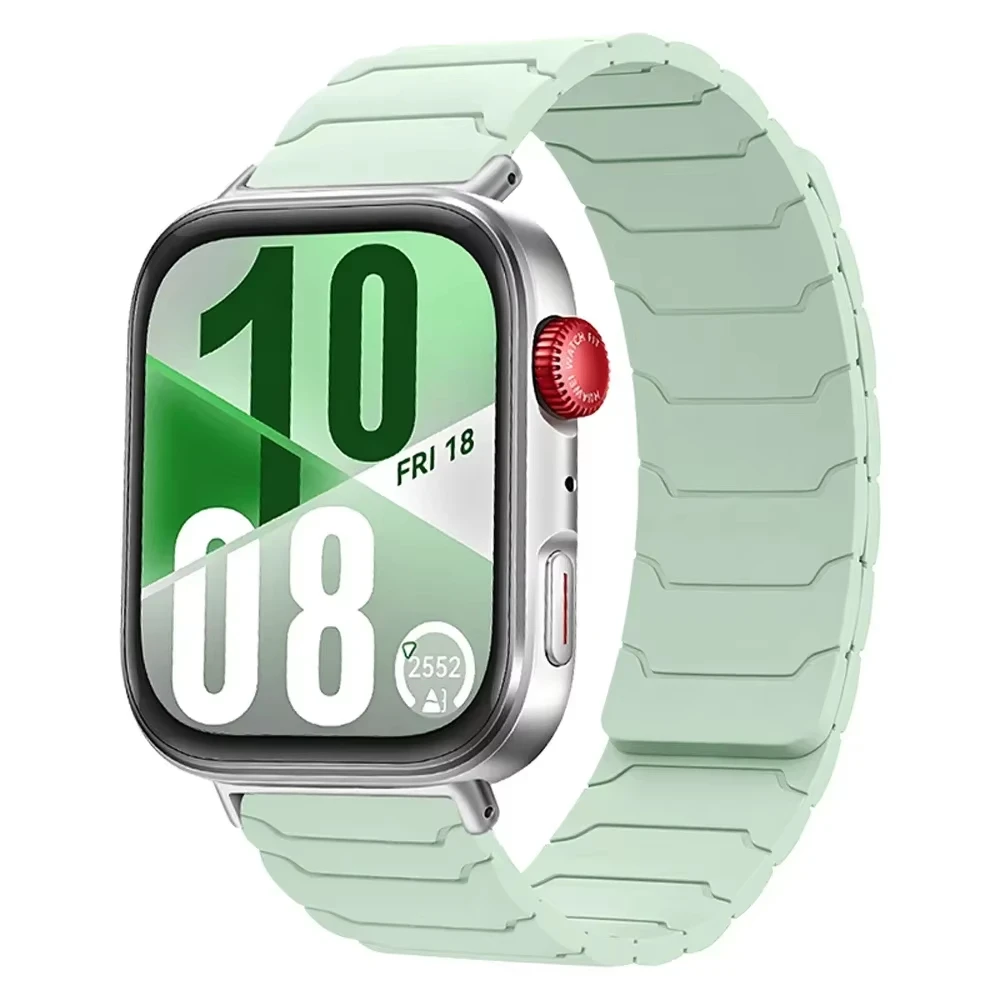 Magnetisches Silikonarmband für Huawei Watch Fit 5 5Pro Smartwatch Sportband für Huawei Fit3/4/4 Pro/5/5 Pro Armband
