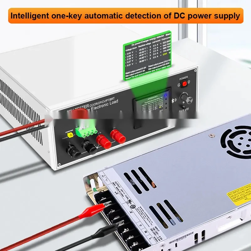 Battery Tester 200V 40A DLB-1200W Multifunction Direct Current Electronic Load Discharger Support PC Online Software Control
