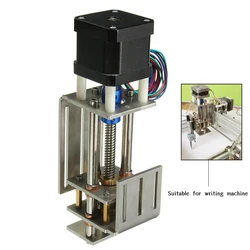 CNC Z-axis Sliding Table DIY Milling Small Transmission Module 60mm Distance Fraisage Wood Miller Z Axis Motor CNC Router Kit