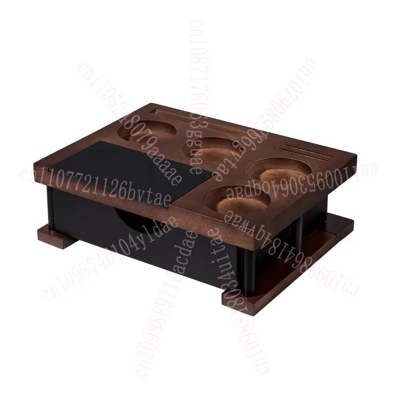 

Coffee Tamping Station Wooden Silicone Espresso Tamper Mat for 51-58mm Portafilter Home Barista Coffee Accessories