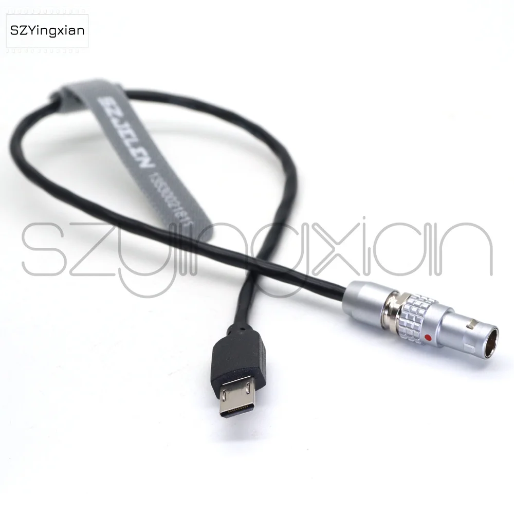 Environmental Recording 0B 5-pin Timecode Output to MICRO-USB/Multi Sony Camera FX3 FX30 Alpha 1 A7S3 TC Cable