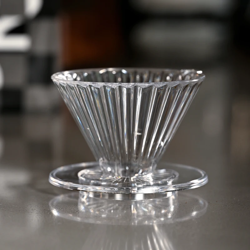 Reusable 1-2Cups Coffee Dripper Resin Coffee Filter for Pour Over Barista Coffee Brewing Coffee Funnel Filter V01 Cup Hand Drip