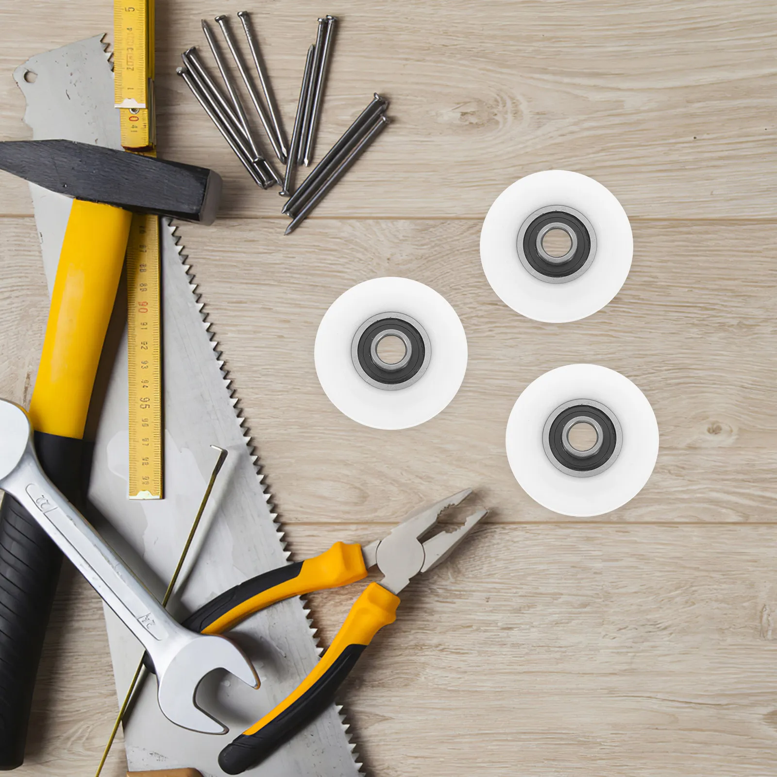 

Комплект из 5 роликов для раздвижных дверей: нейлоновые U-образные направляющие ролики для окон, шкафов и механических трубных систем