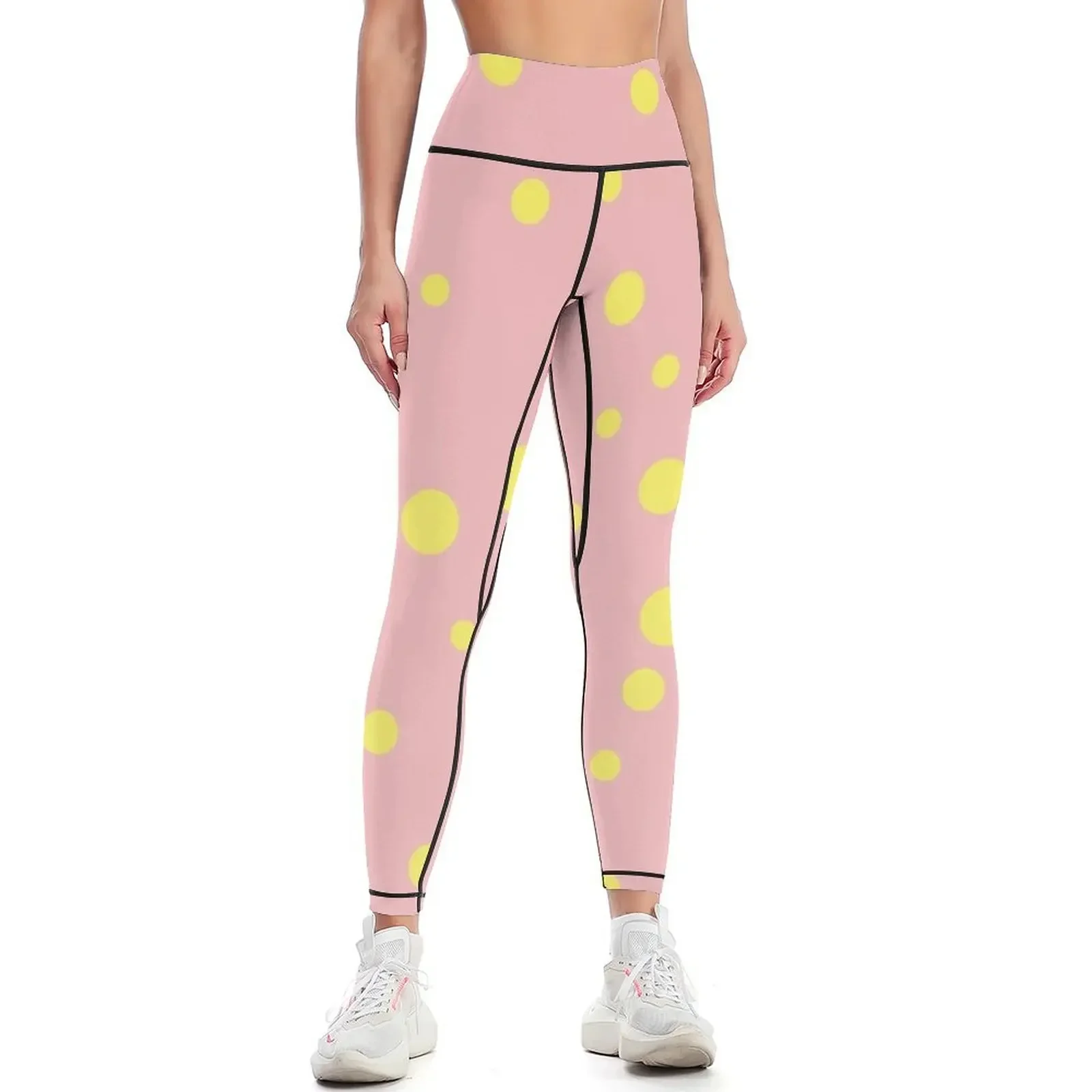 

Mr Blobby Pattern Leggings active wear Women's gym Sports pants woman joggers for Womens Leggings