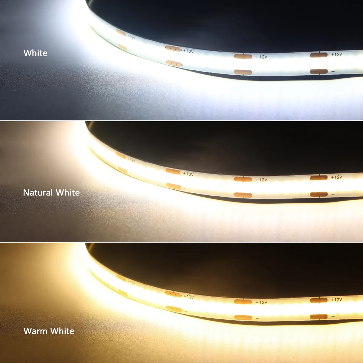 1-6 zestawów 220V 110V COB Led Strip Parallel Lights Ściemnialny czujnik dotykowy LED Dimmer Switch Taśma LED do szafki Szafa Szafka