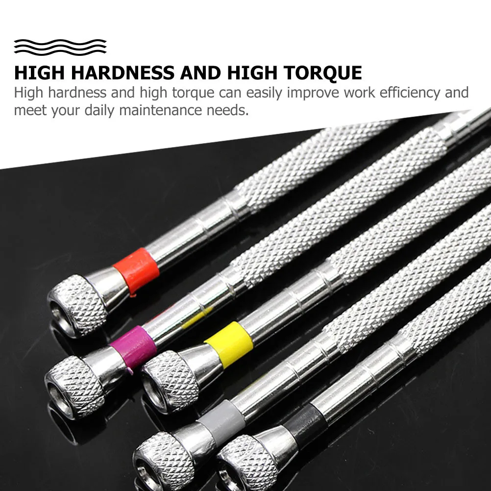 

8Sets Portable Screwdriver Set Exquisite Craftsmanship Sturdy Steel Multi-Functional Repairing Tools for Electronic Jewelry