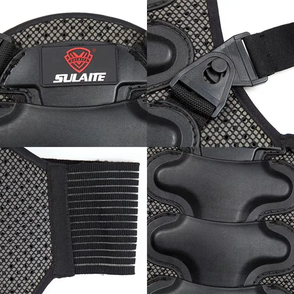 Protecting The Spine Motorcycle Back Protector Detachable Thick EVA Skiing Back Protector Chest Protection Cushion