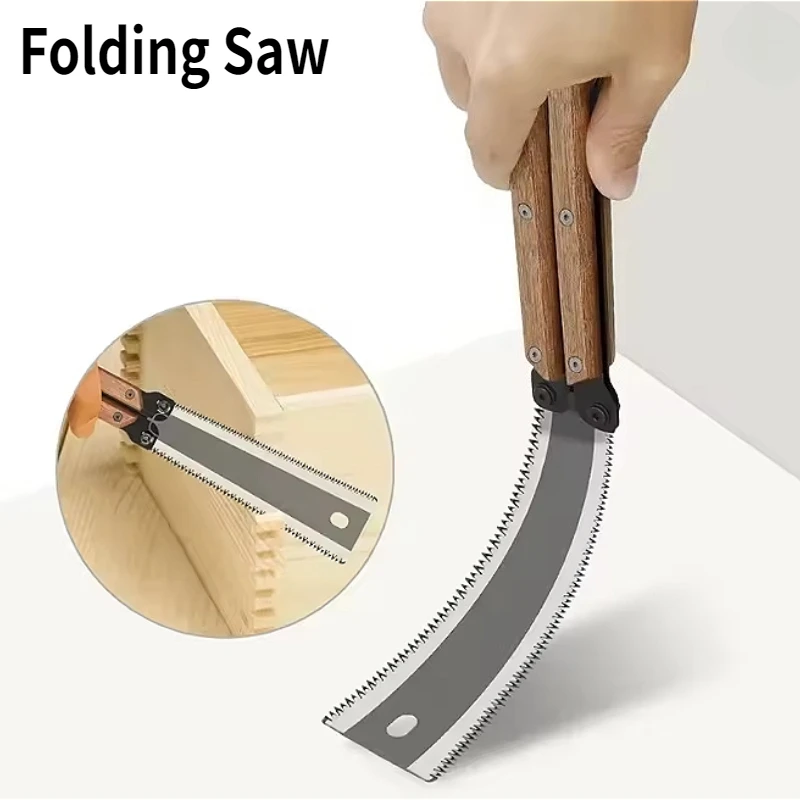 Sierra plegable SK5 de bolsillo de acero, sierra japonesa para jardín, herramienta de corte al ras para carpintería, poda, Camping, sierra manual