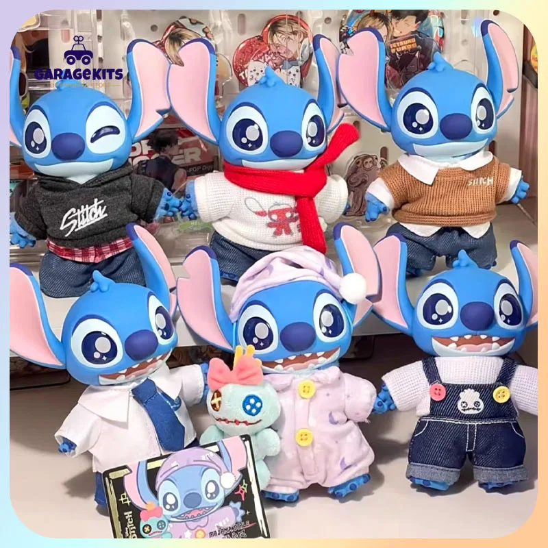 

Original Toptoy Stitch Blind Box Dress-Up Show Series Vinyl Plush Blind Box Cute Doll Bag Pendant Figure Ornament Birthday Gift