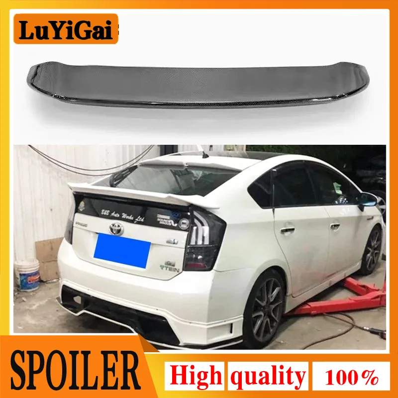 Carbon fiber / FRP material spoiler for Toyota Prius 2009-2014 ROWEN style main spoiler