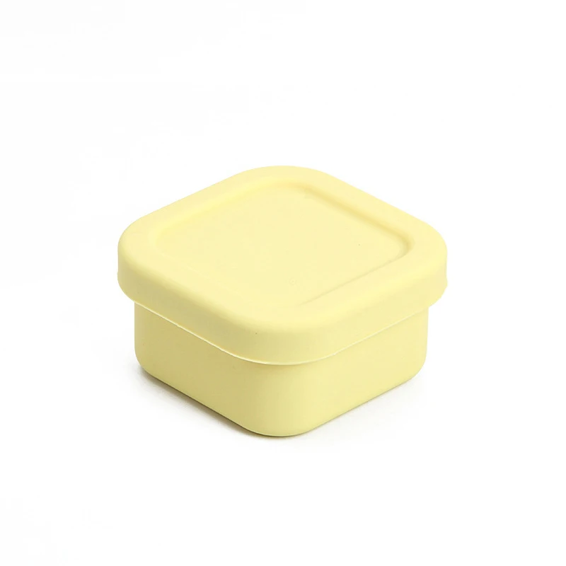 Outdoor Bento Box Sealed Silicone Lunch Box Microwave Oven Silicone Small Containers Lunch Box Summer Ice Cube Mold Snack