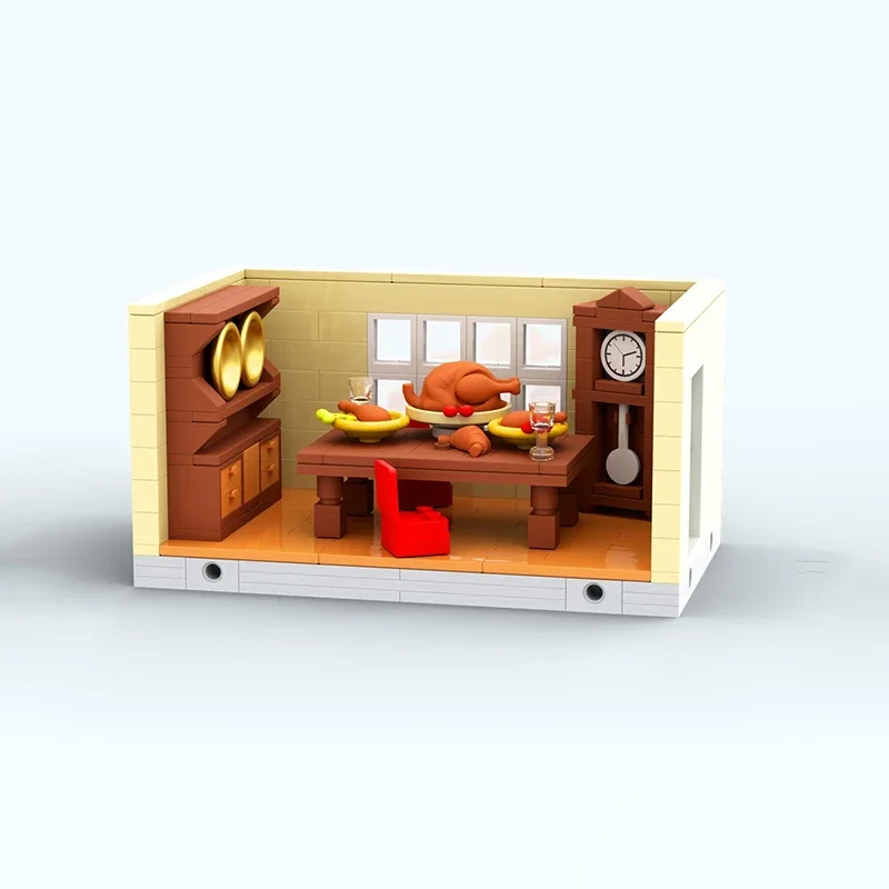 Stadt Street View Modell Moc Gebäude Ziegel Urlaub Fest Modell Technologie Modulare Blöcke Weihnachten Spielzeug DIY Sets Montage Geschenke