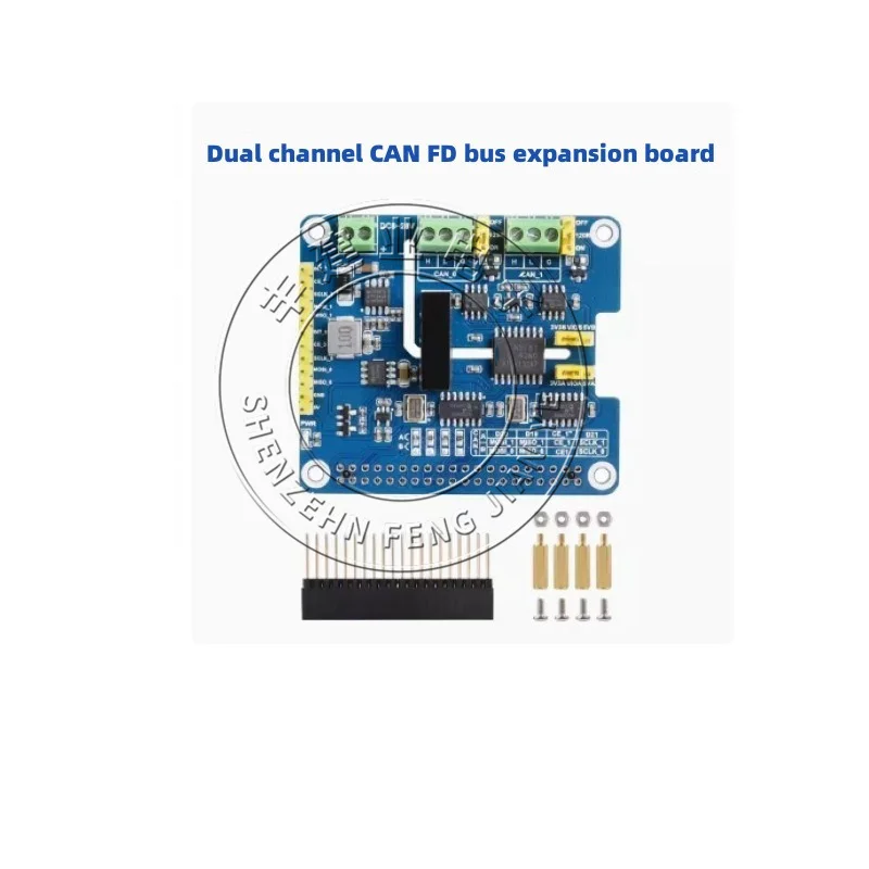 

RASPBERRY PI DUAL CHANNEL CAN BUS EXPANSION BOARD SUPPORTS CAN FD ISOLATED SPI INTERFACE