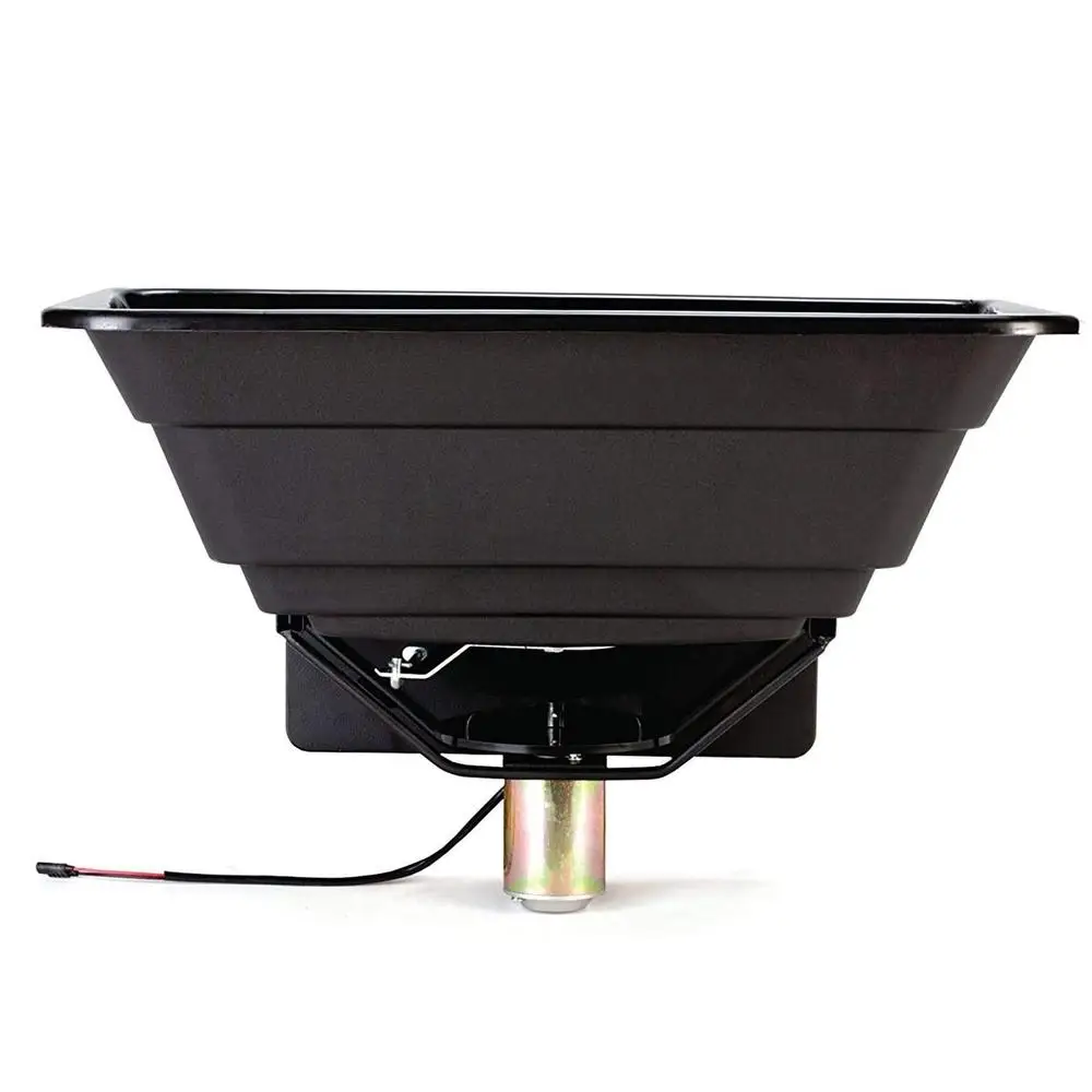 ATV Seed/Fertilizer Spreader 50 lb. Capacity Heavy-duty Motor Adjustable Gate Mounting Bracket Cover Deer Hunting Rust Resistant