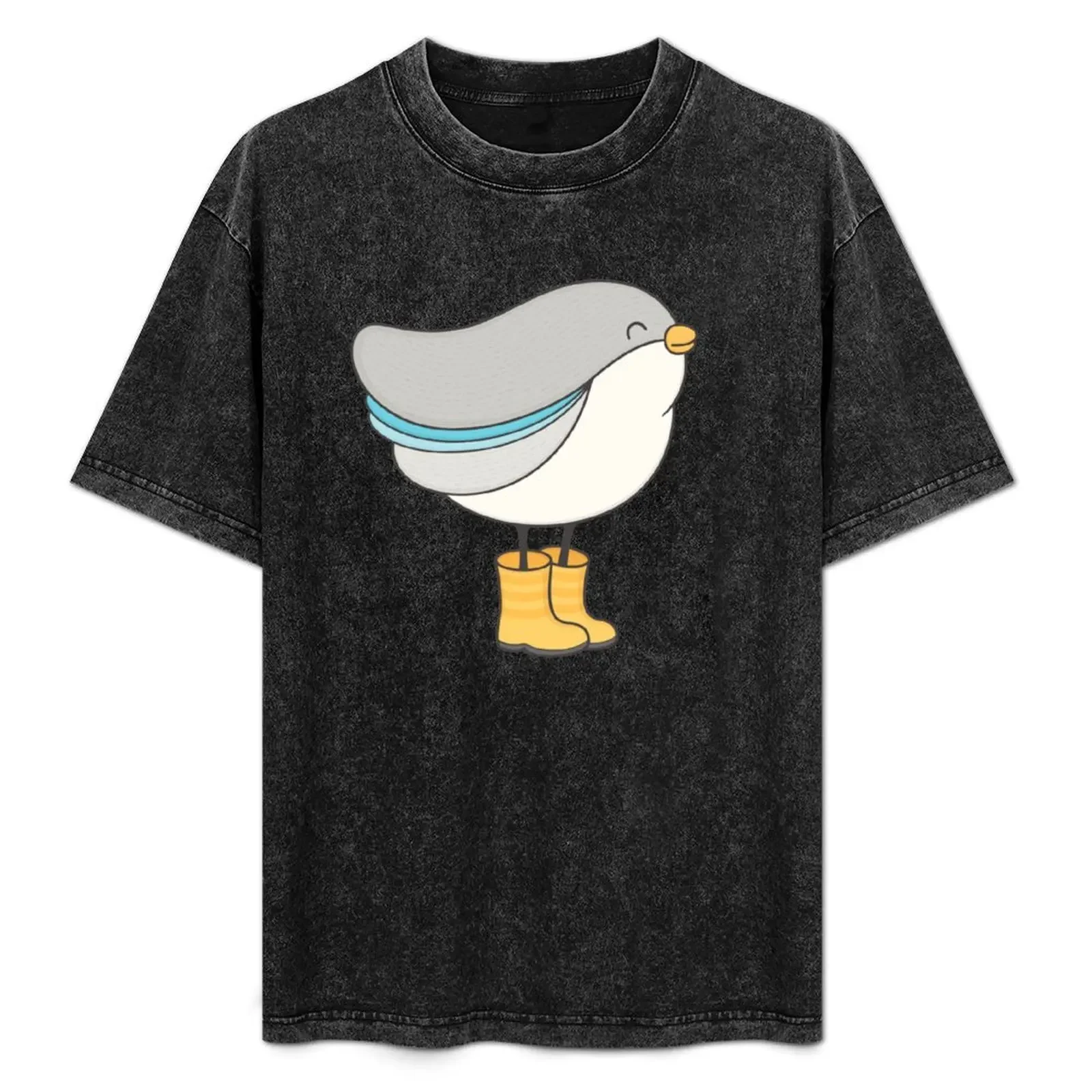 

bird in boots T-Shirt cotton graphic tees summer clothes boys whites Men's t-shirt
