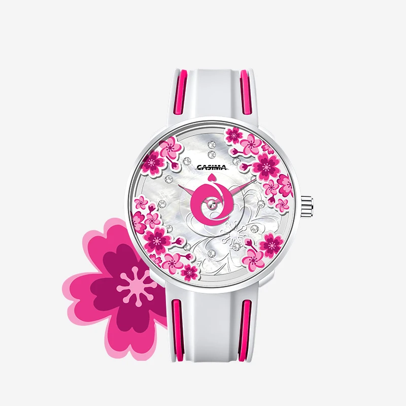 CASIMA Silicone Strap Sports Watches, Students Watches Couple Watches Quartz Movement, Waterproof, Model CS2158-1041