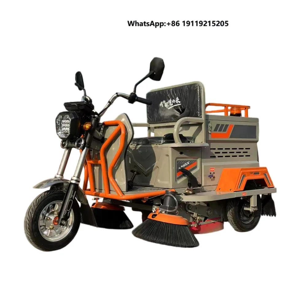 Municipal Sanitation Commercial Community Cleaning Districts Industrial Parks Maintenance Electric Road Sweeper Leaf Collector
