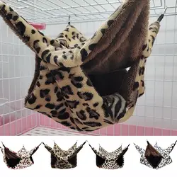 Hammock For Rats Double Thick Plush Warm Bed For Hamster House Nest Sleeping Bag Hanging Tree Beds Pet Rat Squirrel Hamster Nest