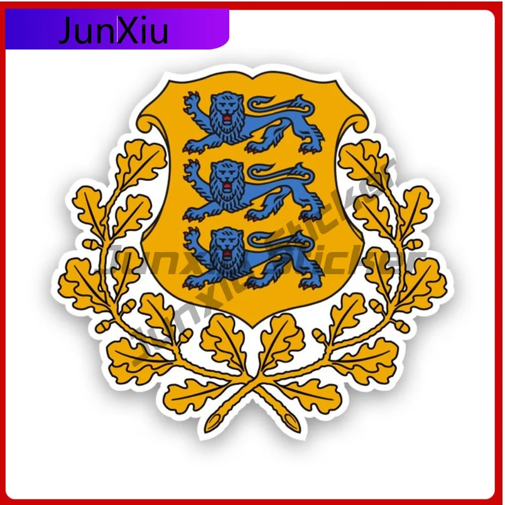 

Estonian Coat Of Scratch Resistant Waterproof Cartoon For Laptop Bumper Rear Windshield Easy To Remove Easy Apply Decoration