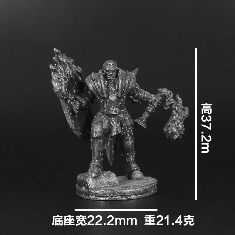 Orcish Metal Terran Soldier Board Game Piece Miniature Ornament Accessories Model Action Figures Boys Birthday Present Figurine