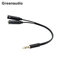 GAZ-CB37 Headphone Splitter Audio Cable 3.5mm Male to 2 Female Jack 3.5mm Splitter Adapter Aux Cable