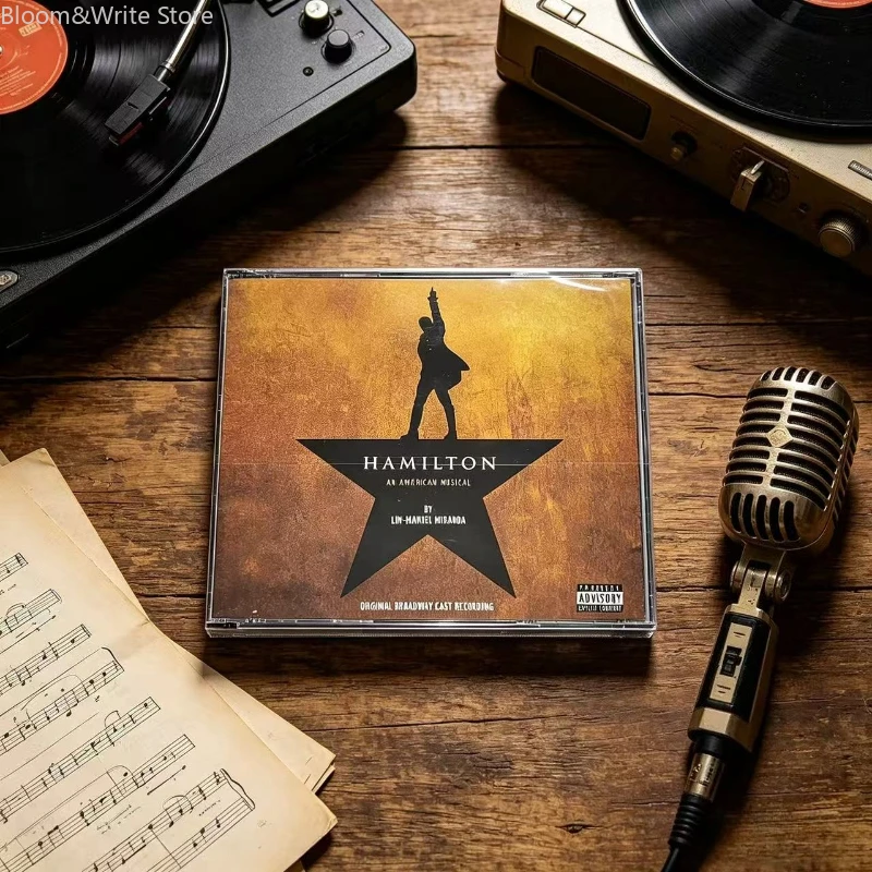 

Оригинальный CD-сборник саундтреков к мюзиклу "Гамильтон", комплект из 2 CD-дисков, созданный Лин-Мануэлем Мирандой, музыкальный альбом, музыкальные подарки для Walkman.