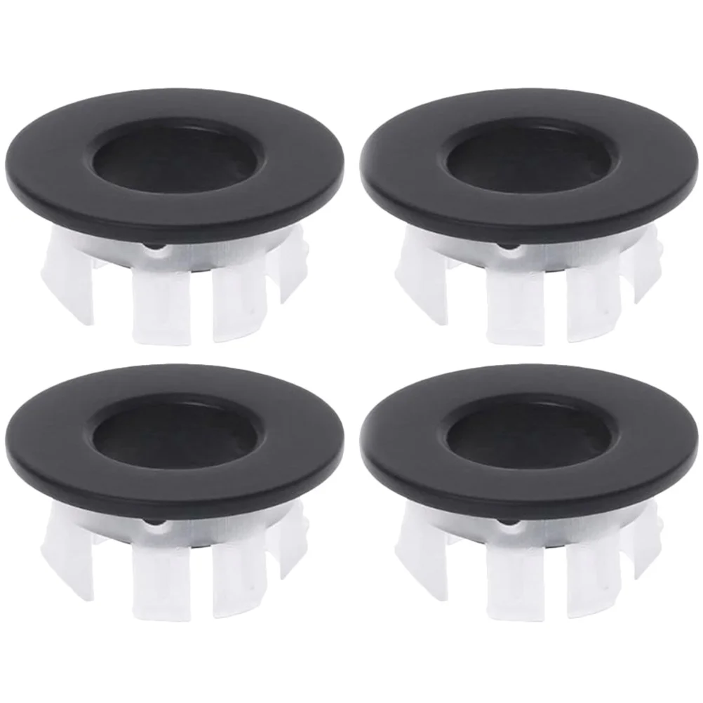 

4Pcs Washing Basin Overflow Rings Sink Cover Replacements for Bathtub Tub Drain Holes Strong Stability Simple Installation Wide