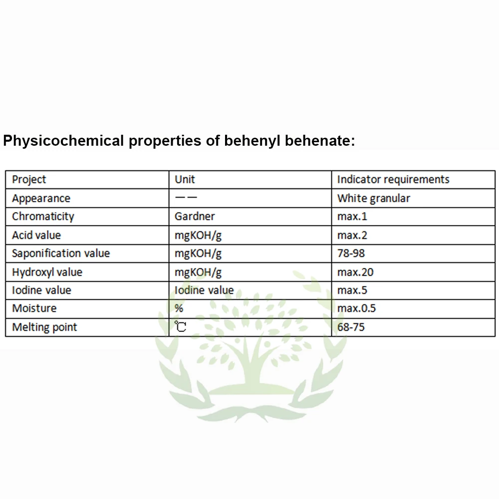 Hot Selling 100g-1000g Of Behenyl Behenate In Stock Supply As A Thickener And Stabilizer For Cosmetics Cream