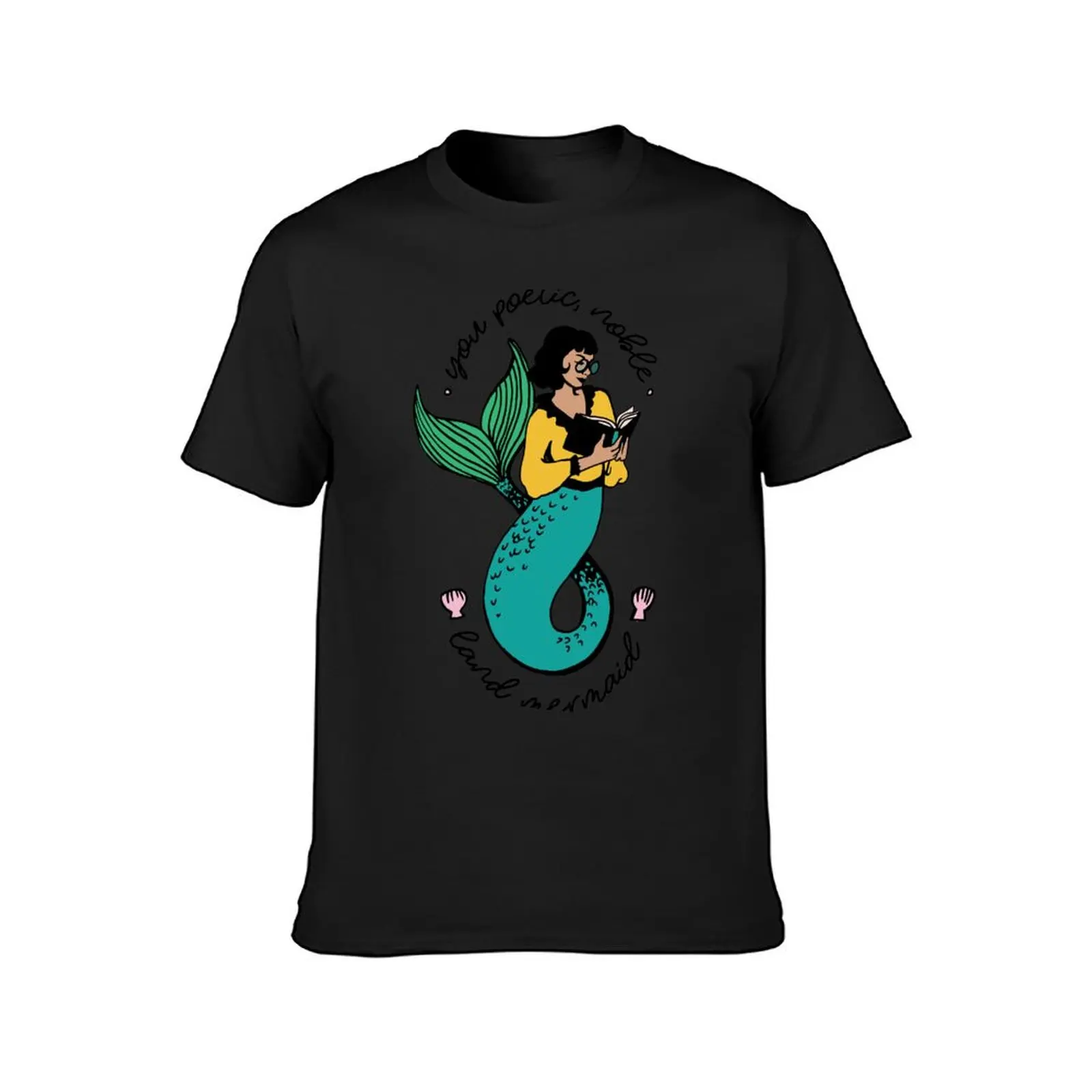 Oh Ann, you poetic, noble land mermaid T-Shirt korean fashion shirts graphic tees Short sleeve tee Short sleeve tee men