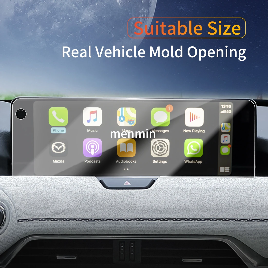 Car Stickers Dash Carplay Mirror Screen Protector Display Tempered Glass Protective Film Vehicle Accessories For24 MAZDA CX-60