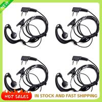 N88R 4X Headset 2 Pin K-Plug Wired Two Way Ham Radio Earpiece For Baofeng BF-888S UV5R Walkie Talkie 992 Earwear