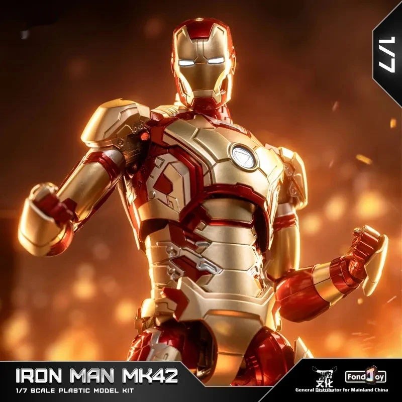 1/7 Iron Man Mk42 Serie Actiefiguren Model Kit Montage Speelgoed Desktop Ornament Decoar Anime Collectie Fans Jongen Verjaardagscadeau
