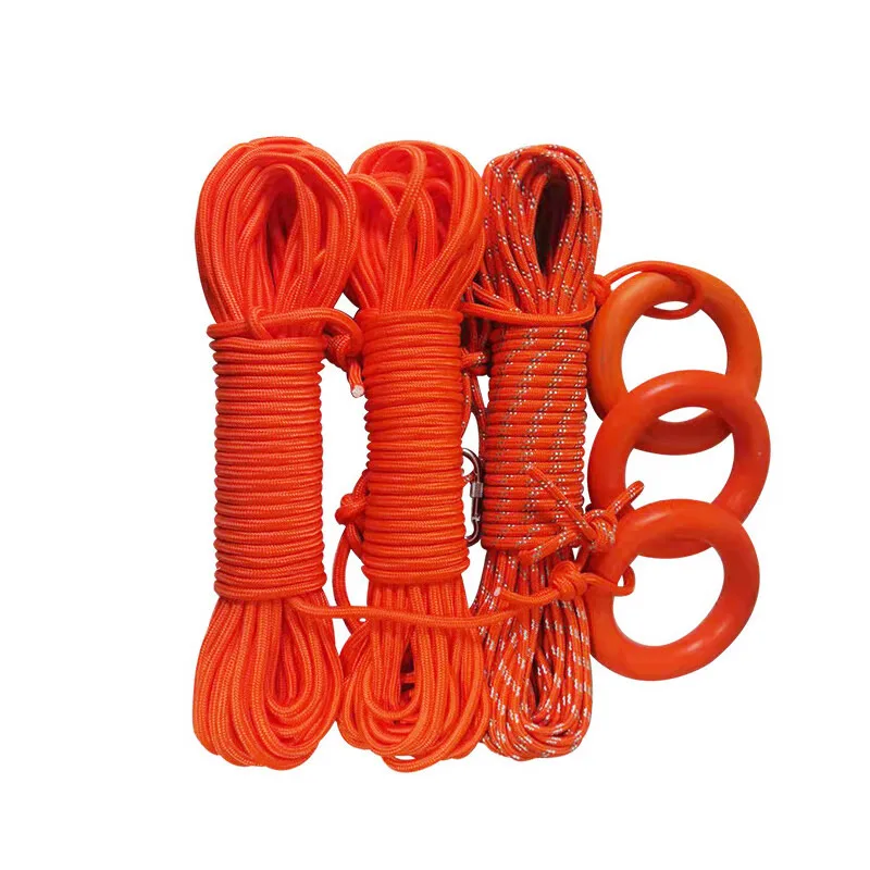 

8mm 20M Swimming Water Rescue Professional Floating Rescue Boat Lifebuoy Floating Rope Water Area Floating Rope