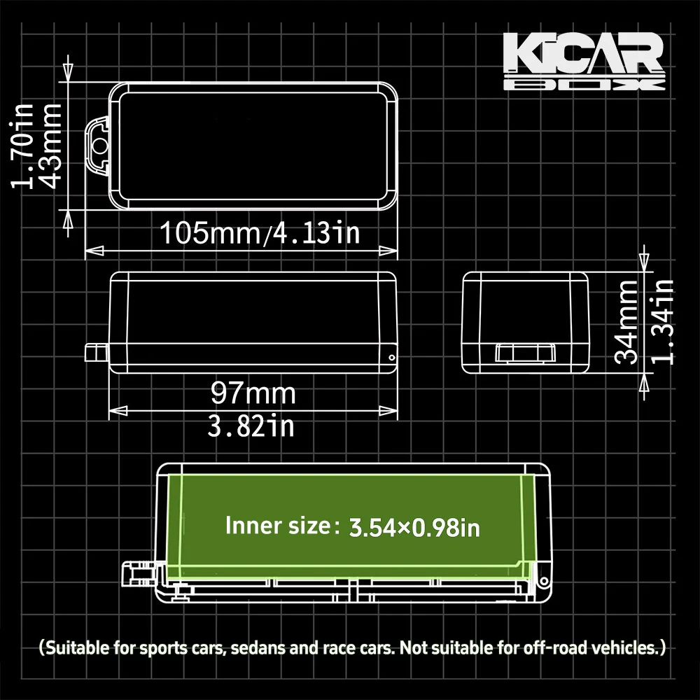 Kicarmod 1/64 Model Car Display Case – Clear Acrylic Dust-Proof Storage Box, Wall-Mountable Hanging Design for 1:64 Diecast Cars image 3