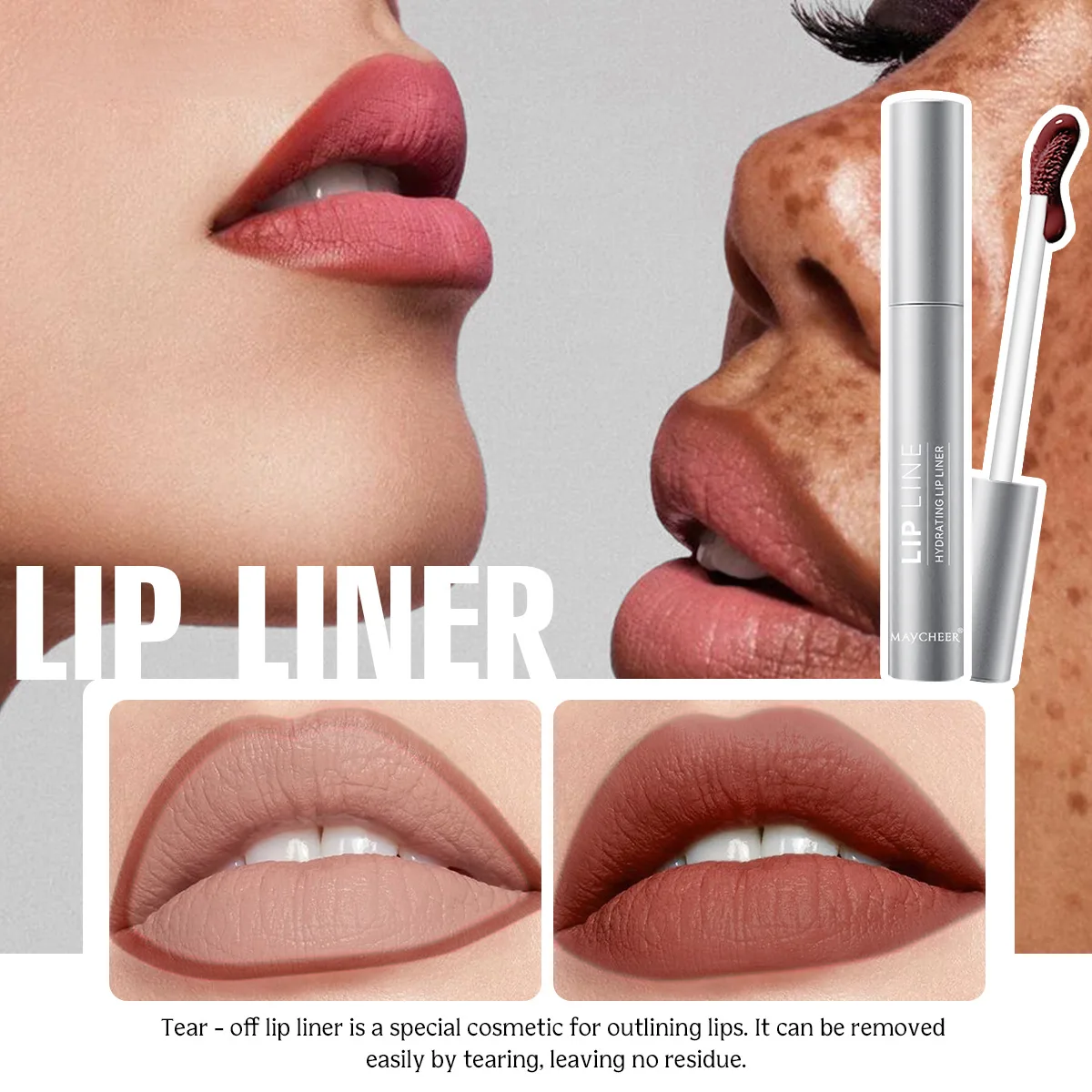 Matita labbra idratante Colorazione Velluto opaco Lucidalabbra Liquif impermeabile Smalto labbra Naturale a lunga durata Alta tinta Rosso