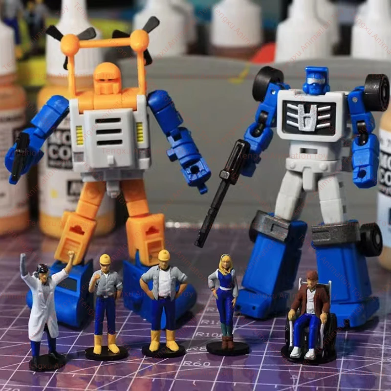 

In Stock Pocket G1 Tiny Spike Akavila NA DX9 Ironworks UT Villain Action Figure Robot Collectible Gift