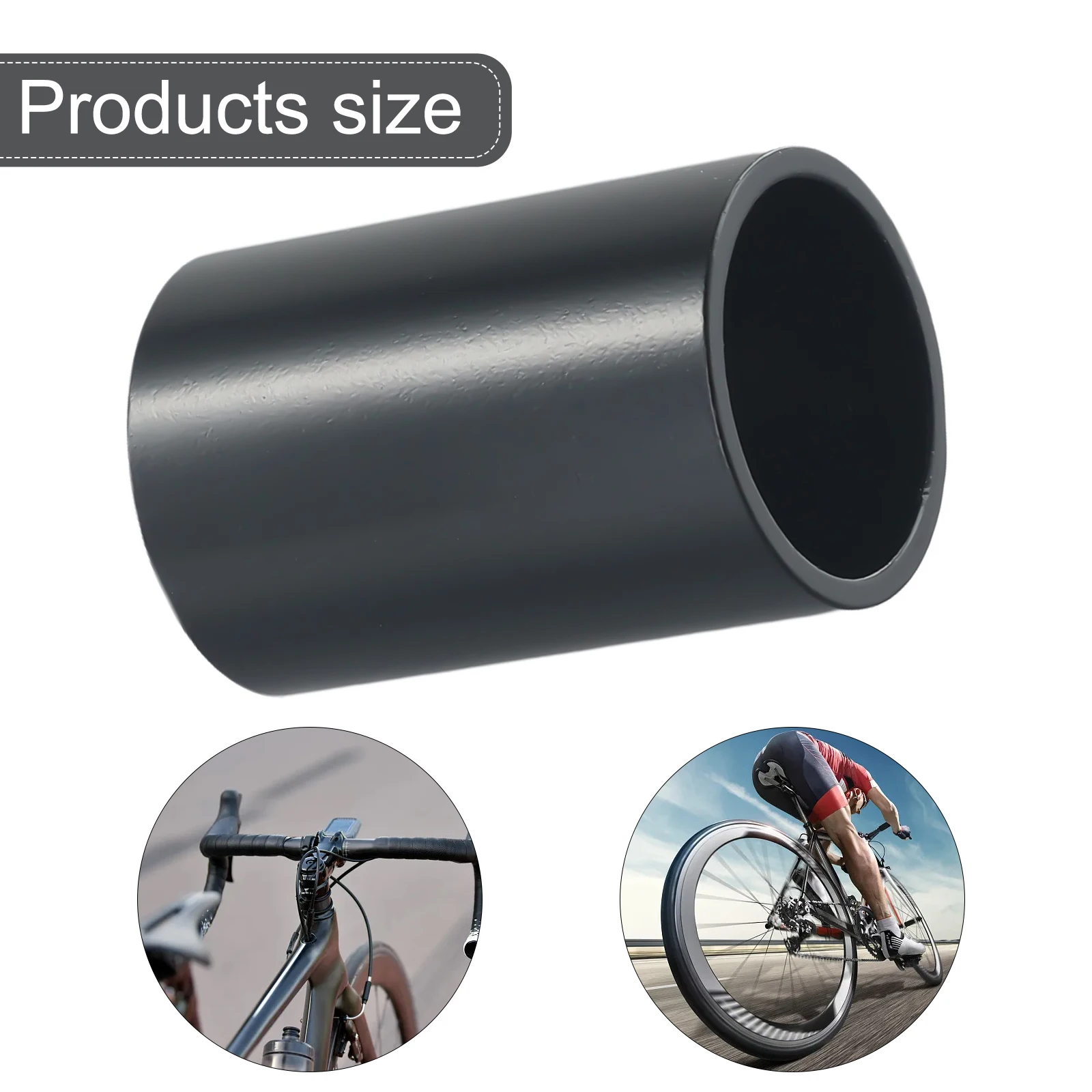 AliExpress TOOPRE Black Bike heighten Cycling Tube Washer 50mm Aluminum alloy Bicycle Extend For 28.6mm Gasket Handlebar Spacer Useful