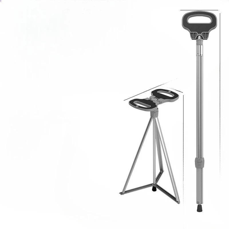 

High value cane non-slip portable cane stool multi