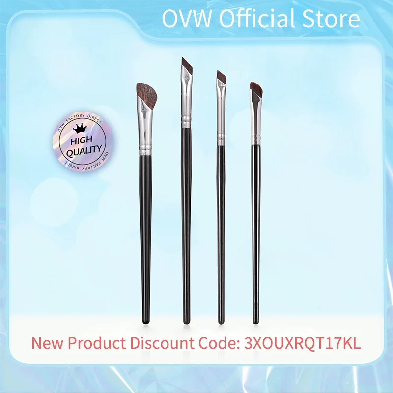 OVW Precision Angled Eyeliner Brush Sickle Eyeliner Brush for Perfectly Defined Eyes