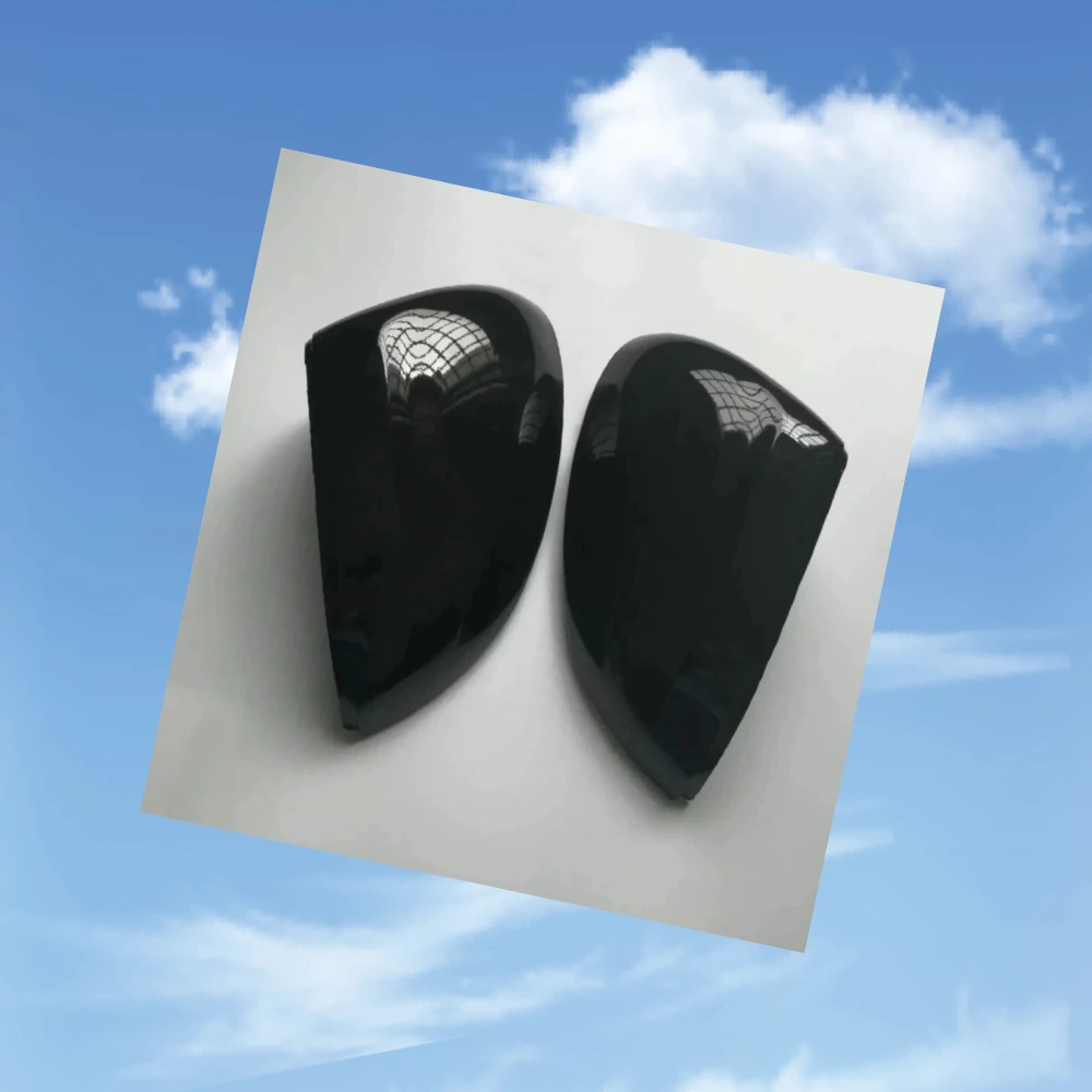 

2pcs Black Side Mirror Cap for VW Passat B8 Arteon Caps 2016 2017 2018 2019 2020 Glossy Pearl Cover Variant Auto replace part